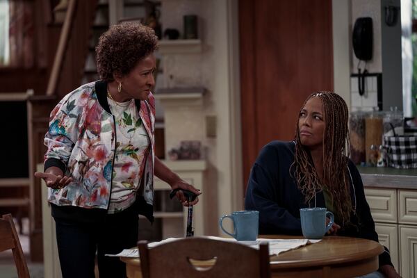 Wanda Sykes (Lucretia) and Kim Fields (Regina) in the sixth episode of season 1 of "The Upshaws on Netflix. NETFLIX