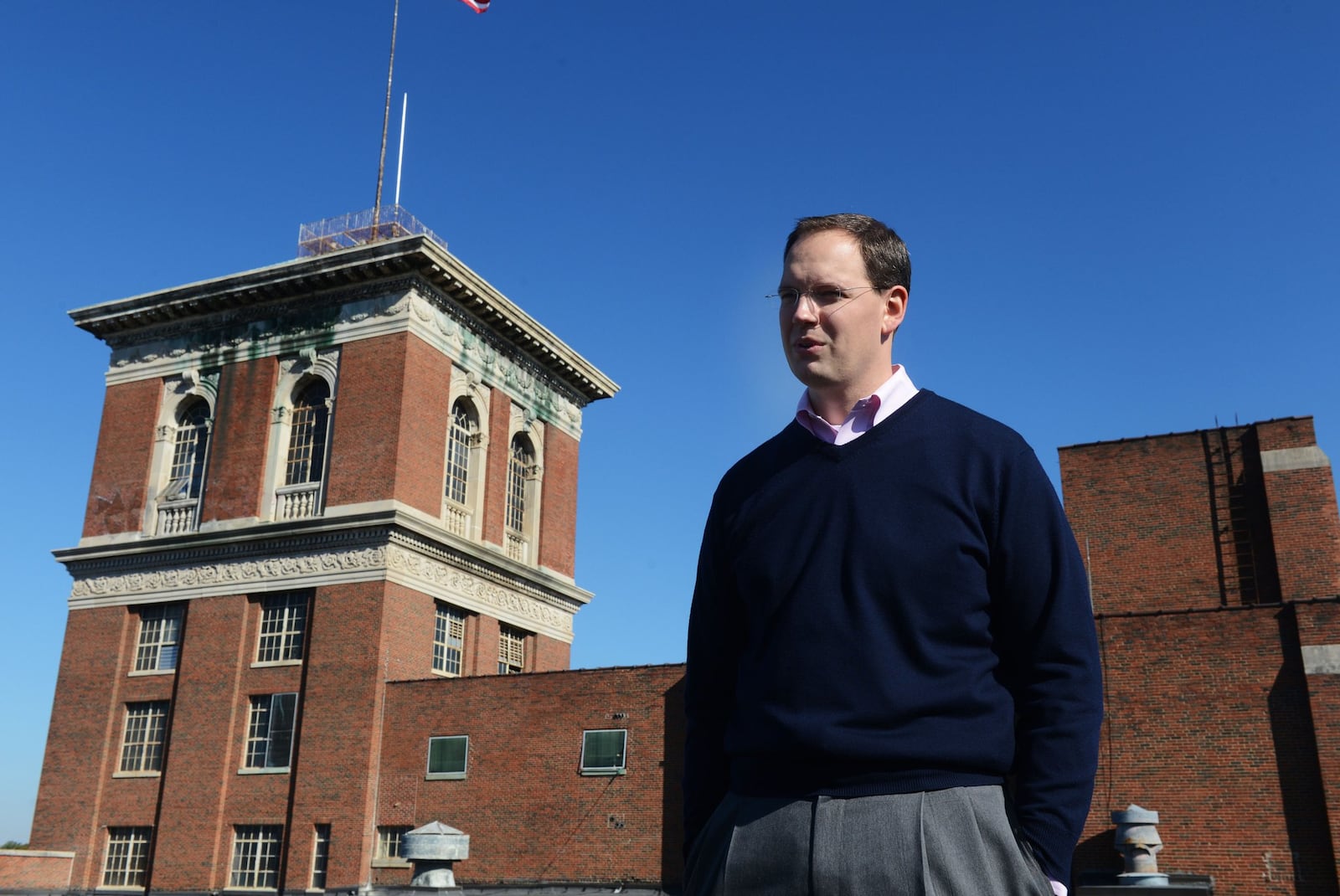 Jim Irwin in 2012, years before he founded New City Properties. Back then, he was senior VP of the development company that transformed the historic Sears, Roebuck and Co. building into Atlanta’s Ponce City Market. (Kent D. Johnson / AJC 2012 file)