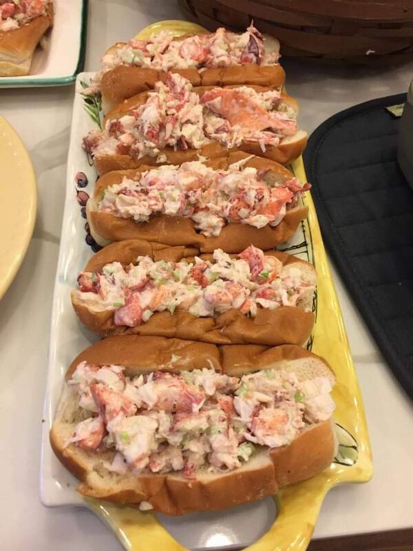 Lobster rolls, a popular seasonal item at Kathleen's Catch.