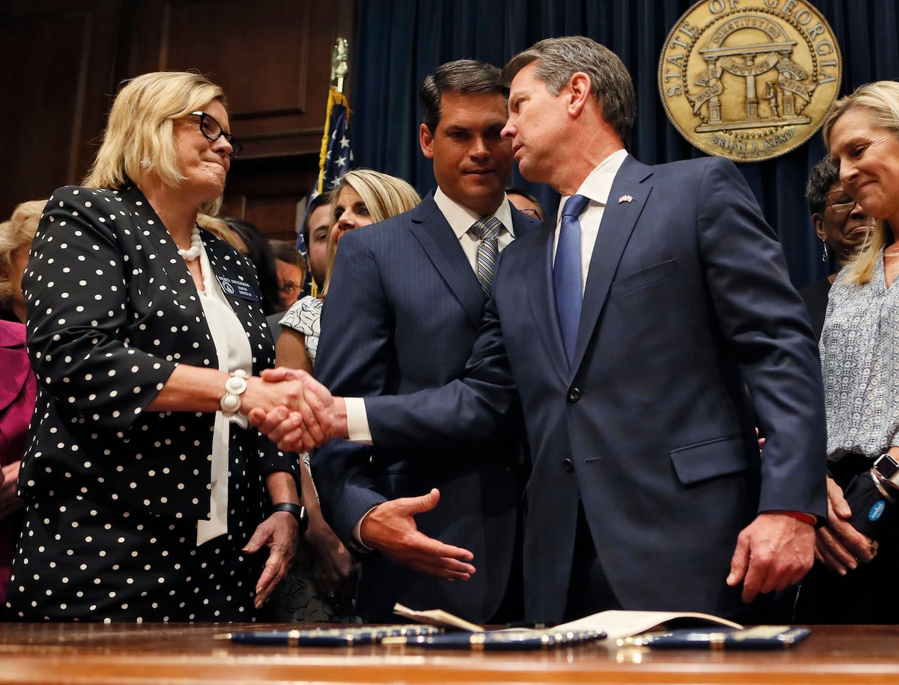 Photos: Gov. Kemp signs anti-abortion ‘heartbeat’ bill