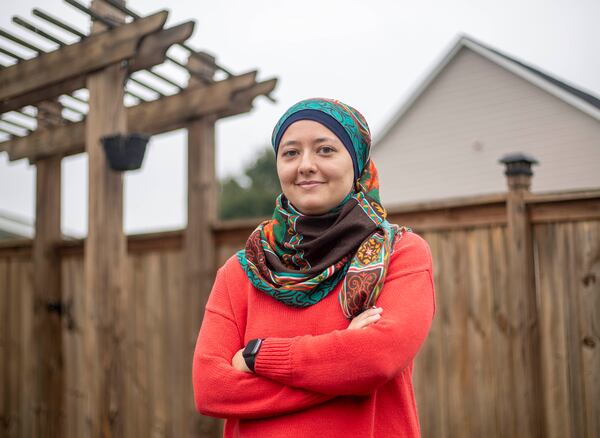 Ruwa Romman, a 29-year-old Democrat, will become the first Muslim woman elected to the Georgia General Assembly. (Alyssa Pointer/AJC)