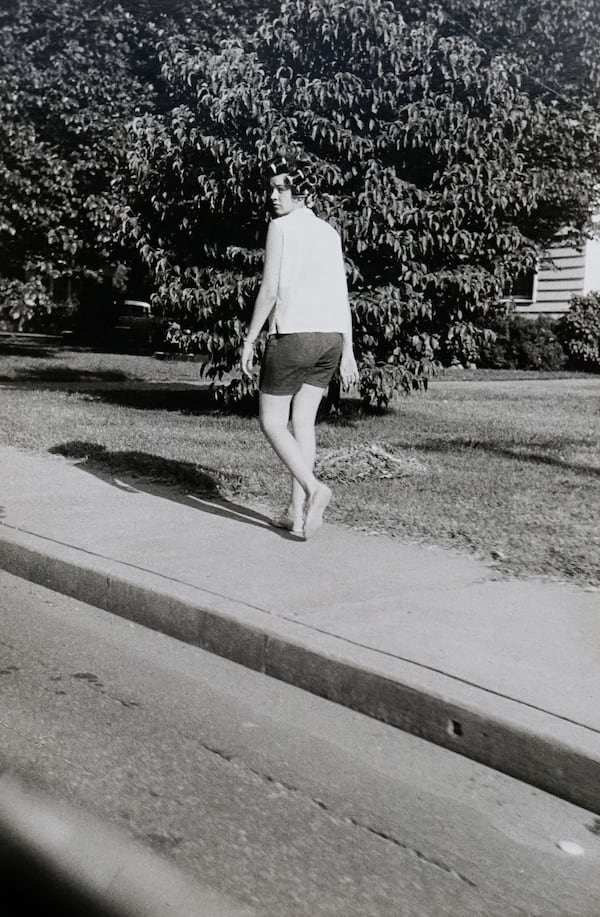 William Eggleston's "Untitled (girl walking)" from 1965.