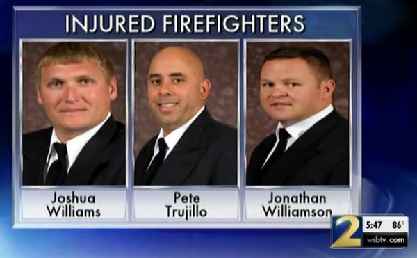 Left to right: Joshua Williams, Pete Trujillo and Jonathan Williamson. Jordan Avera's picture was not available.