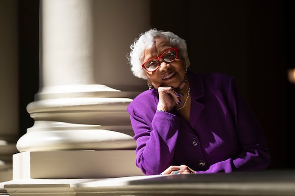 Sen. Gloria Butler (D-Stone Mountain) photographed at the Georgia Capitol in Atlanta on Wednesday, March 27, 2024.ÊÊÊ(Ben Gray / Ben@BenGray.com)