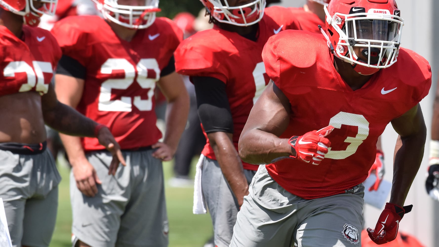 UGA practice: Aug. 6, 2018