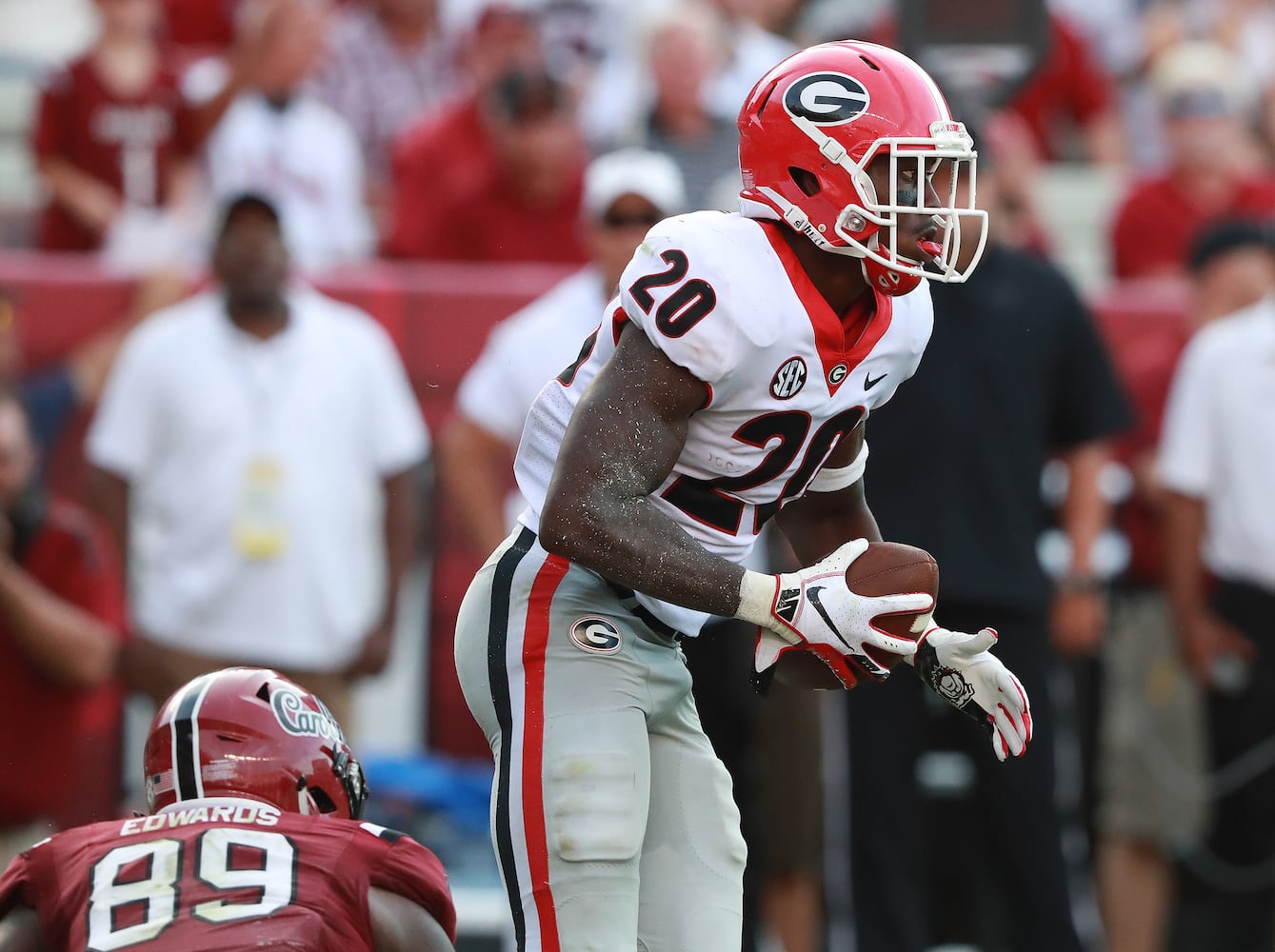 Photos: Bulldogs pull away from South Carolina