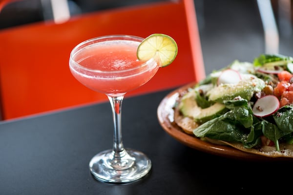  Jazzy Belle cocktail with Bacardi Gran Melon, fresh lime, mint, and strawberry. Photo credit- Mia Yakel.