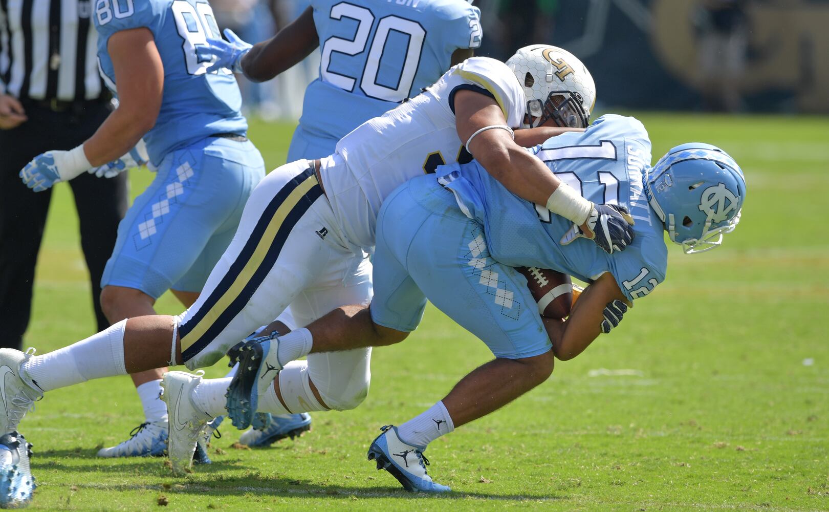 Photos: Georgia Tech cruises past North Carolina