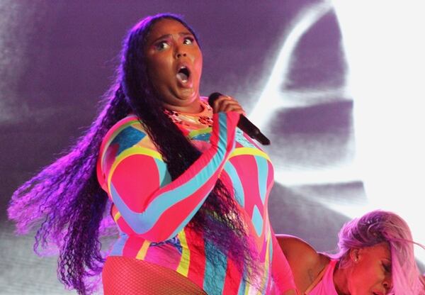 Lizzo performs at Music Midtown on Sept. 14, 2019. Photo: Melissa Ruggieri/Atlanta Journal-Constitution