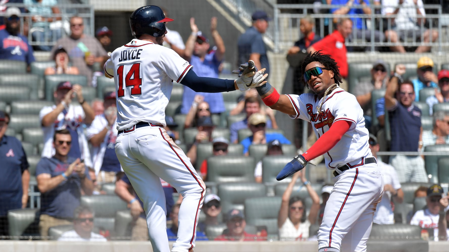 Photos: Acuna hits 40th HR as Braves, Phillies battle at SunTrust Park