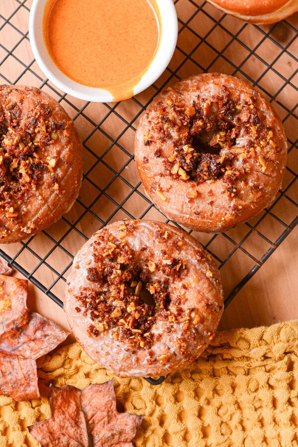 Pumpkin spice cake doughnuts from Hero Doughnuts. / Courtesy of Hero Doughnuts