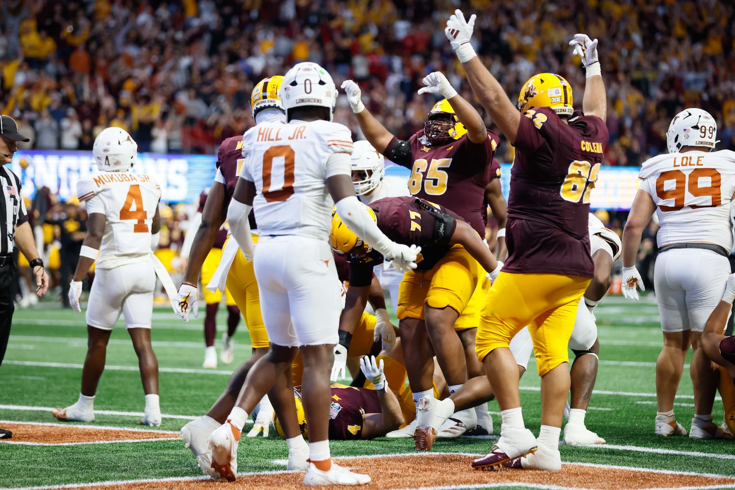 Texas Longhorns vs. Arizona State Sun Devils