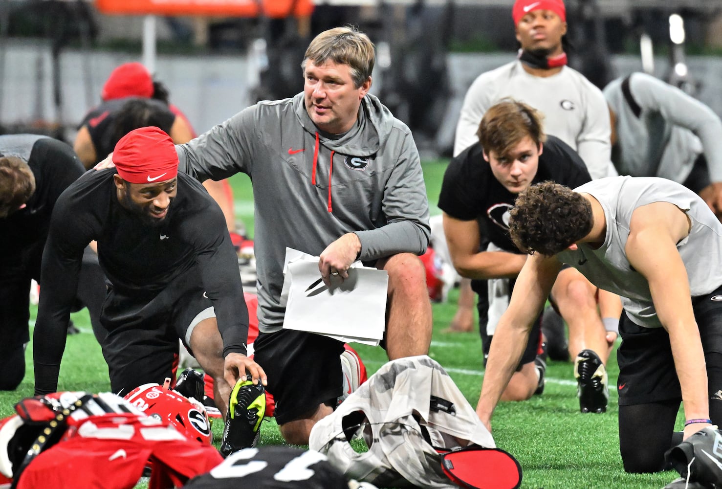 Peach Bowl Georgia practice