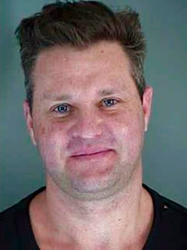 This booking photo released Saturday, Oct. 17, 2020, by the Eugene, Oregon, Police Department shows suspect Zachery Ty Bryan. Bryan, the actor who played the oldest son on the long-running 1990s sitcom “Home Improvement” was arrested Friday, Oct. 16, 2020, in Oregon and faces charges of strangulation and assault. (Photo: Eugene Police Department via AP)