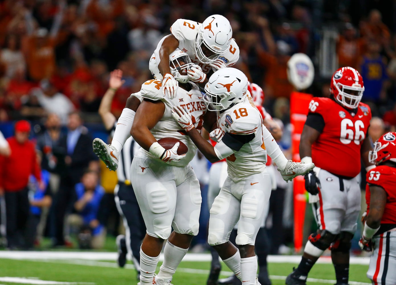 Photos: Texas beats Georgia in 2019 Sugar Bowl