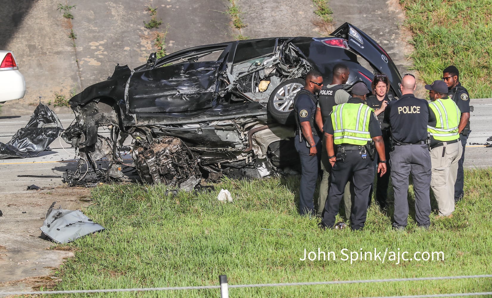 I-675 crash near Forest Parkway