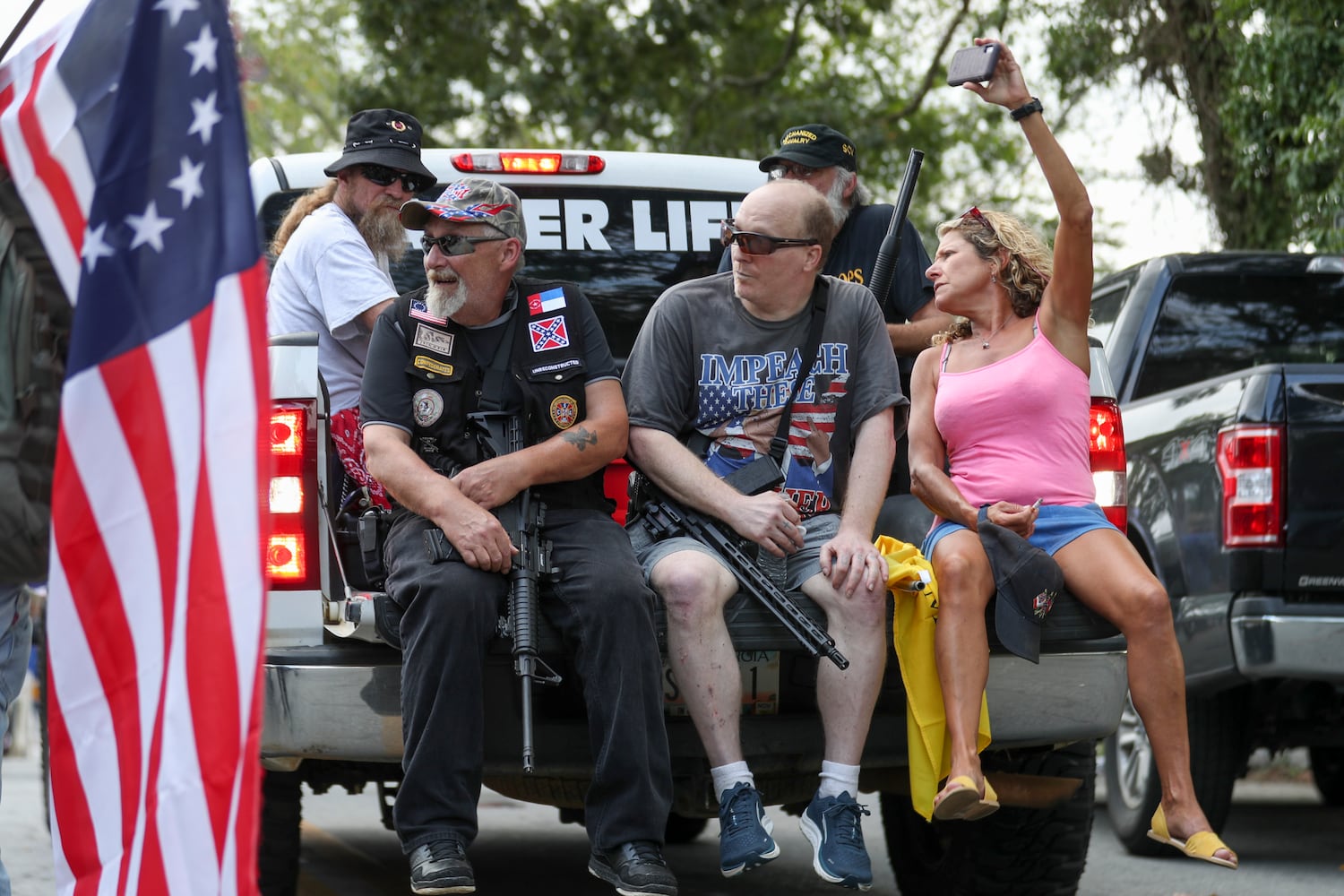 Stone mountain protest