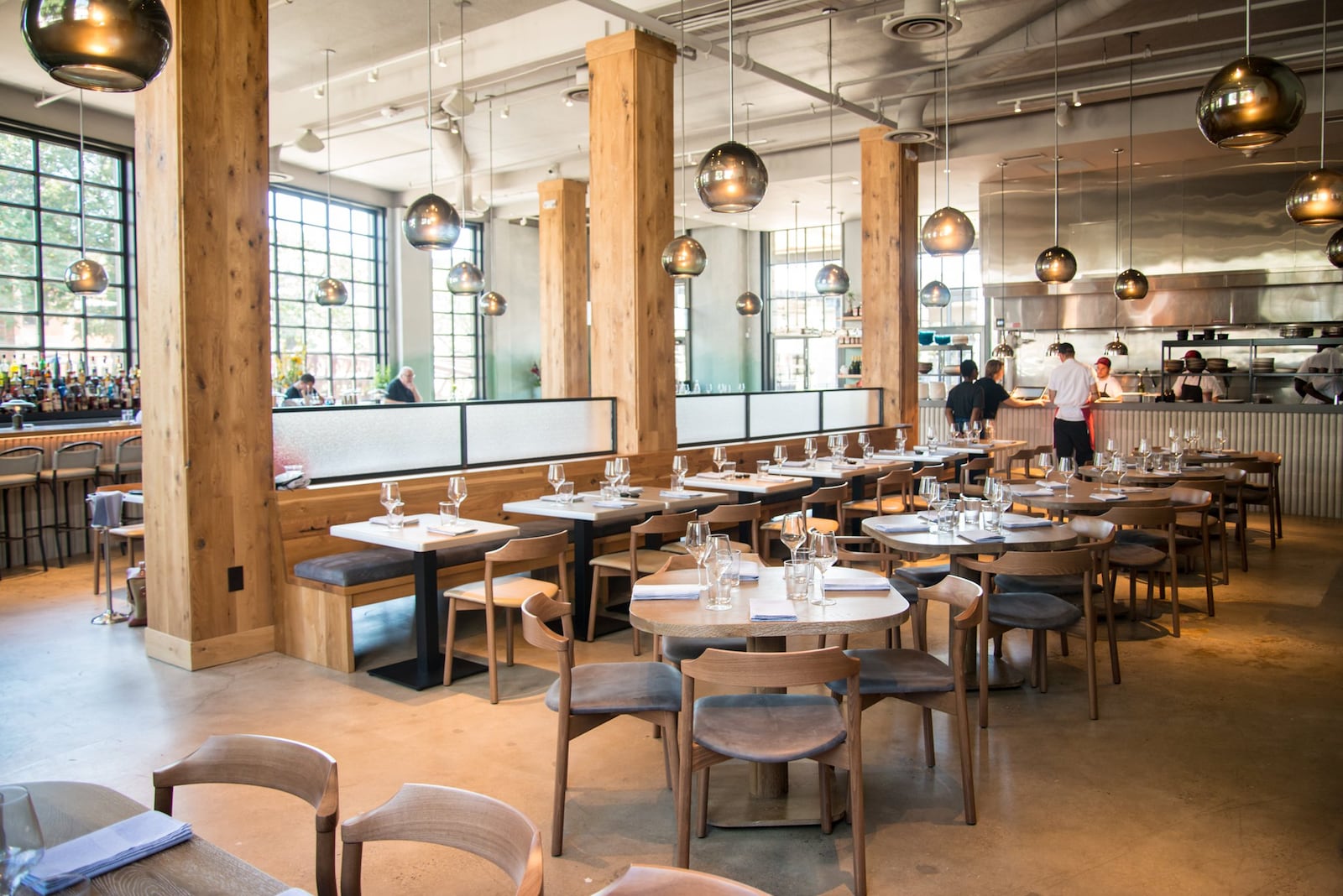 Redbird’s interior is filled with natural light. Mia Yakel for The Atlanta Journal-Constitution 