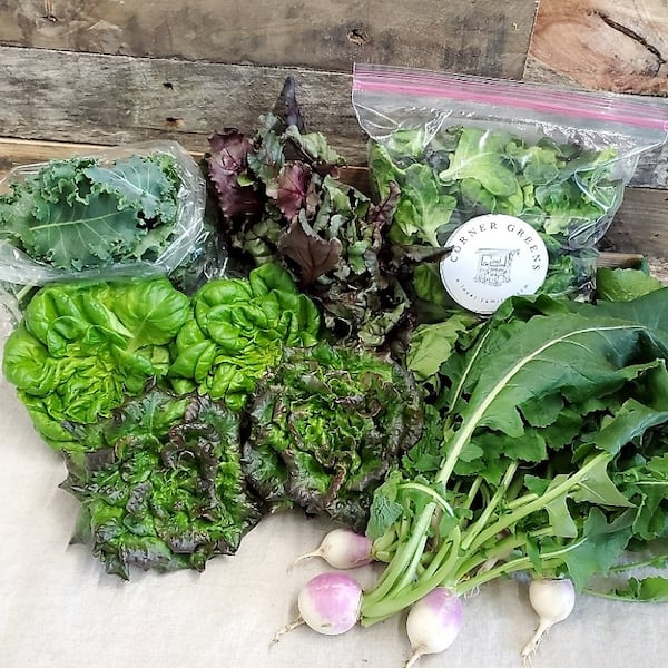 Farm Bag Essentials from Corner Greens. Courtesy of Joan Flanders