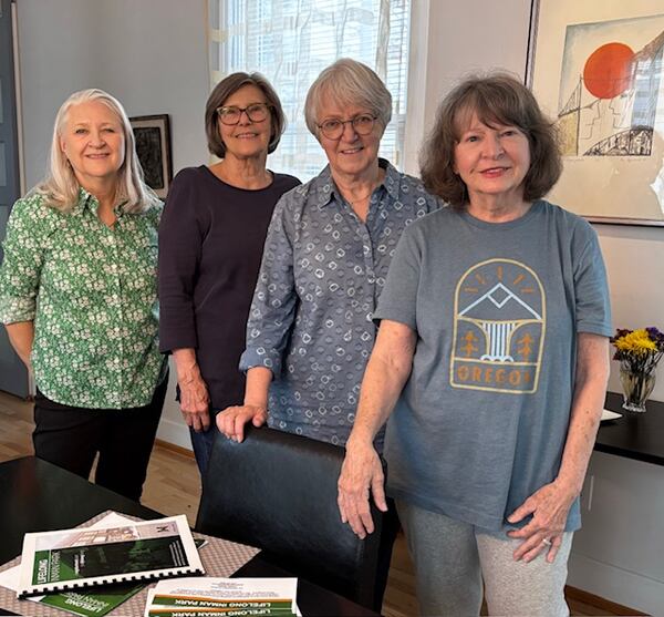 From left are Lifelong Inman Park participants and Moira Keller, Jackie Lawrence, Cathie Berger and Nancy Morrison. (Contributed by Lifelong Inman Park)