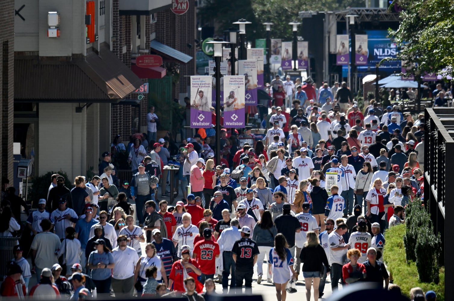 Game 1 of NLDS - Braves vs. Phillies