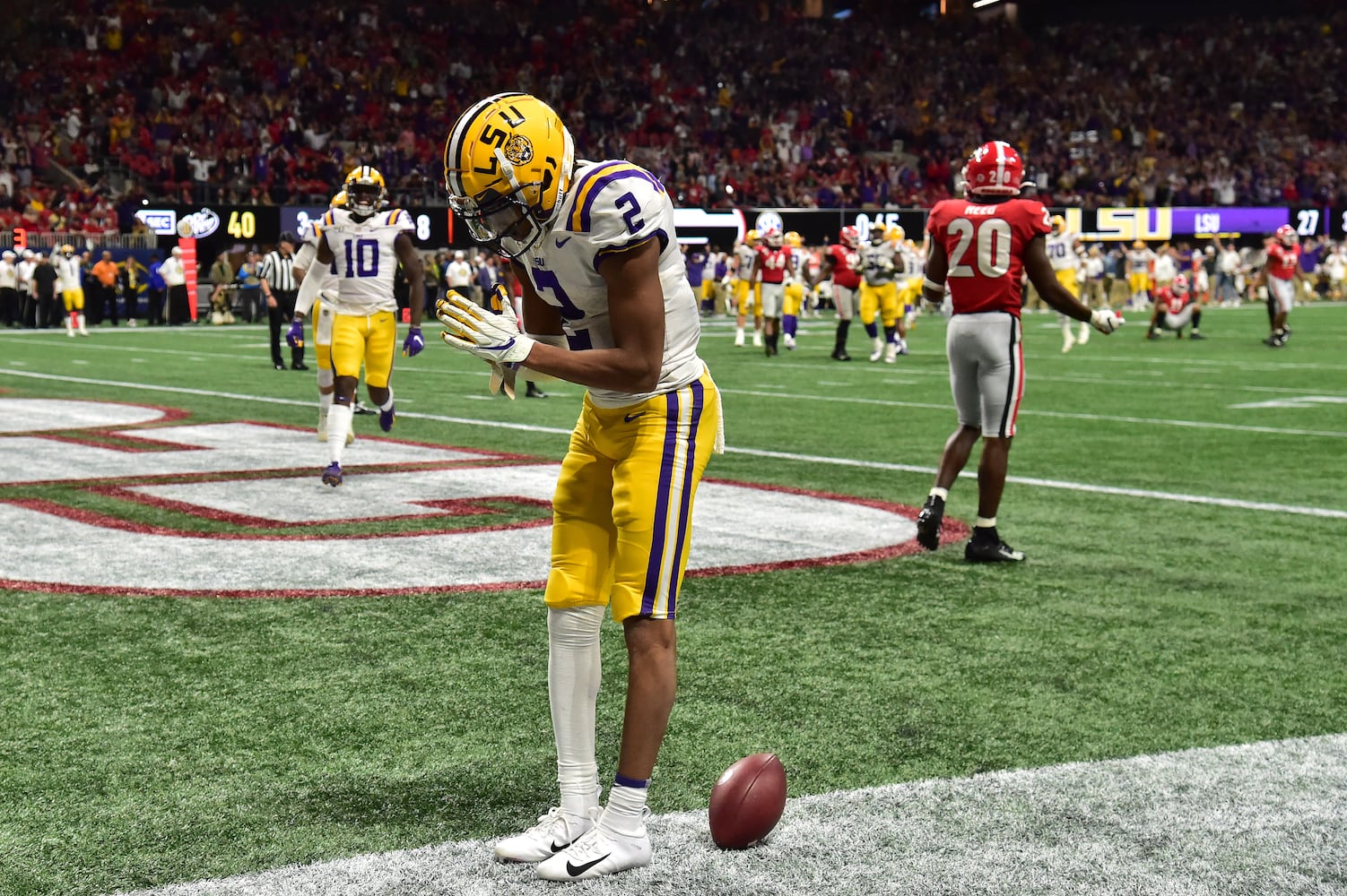 Photos: Bulldogs crushed by LSU in SEC Championship game