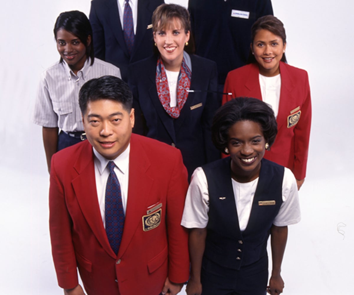 Delta uniforms through years