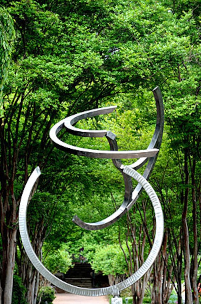 Sculptures in motion at Atlanta Botanical Garden