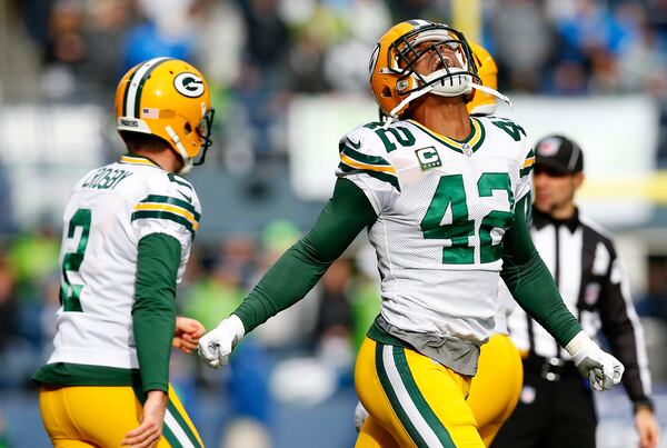 Green Bay Packers safety and former Georgia Tech star Morgan Burnett was one of the brightest lights in the 2007 signing class. (Photo by Tom Pennington/Getty Images)