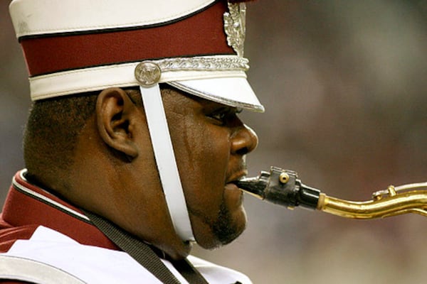 Bradley Smith plays the Alto Sax for North Carolina Central University.