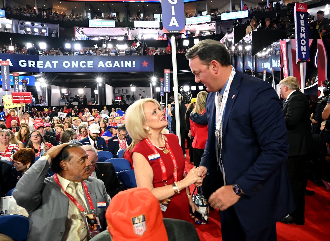 Georgia delegates at RNC