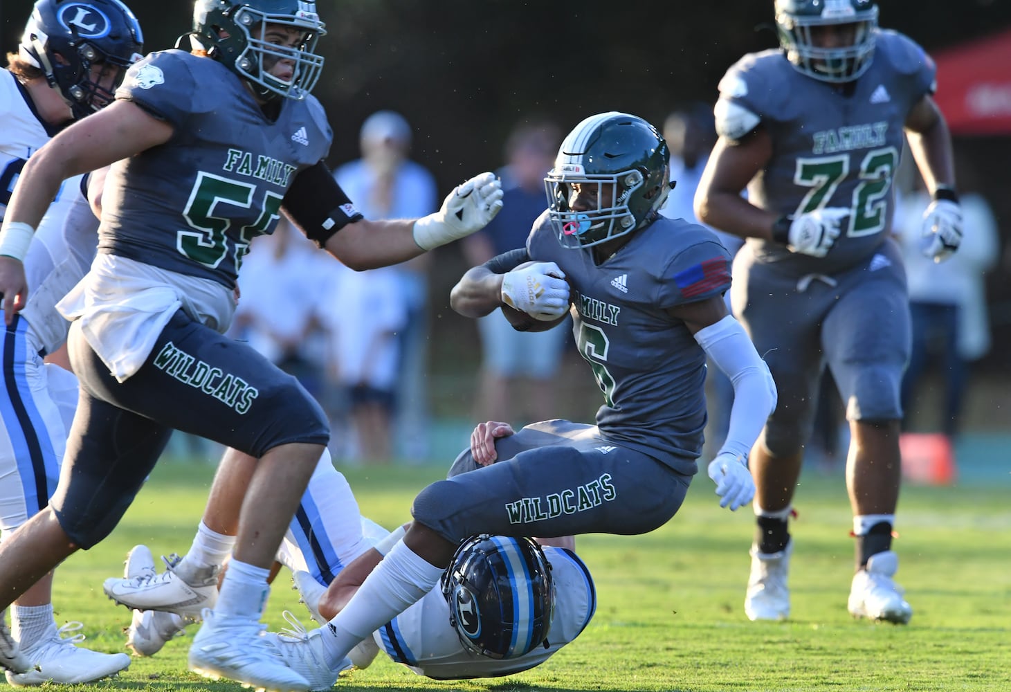 high school football: Lovett at Wesminster