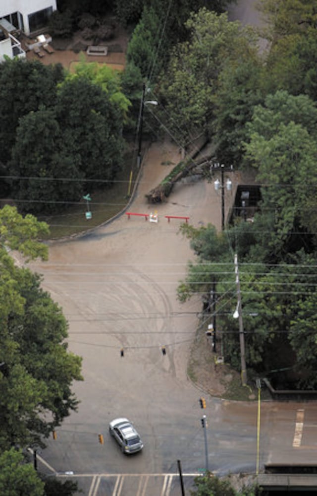 Atlanta flooding: Aerial photos