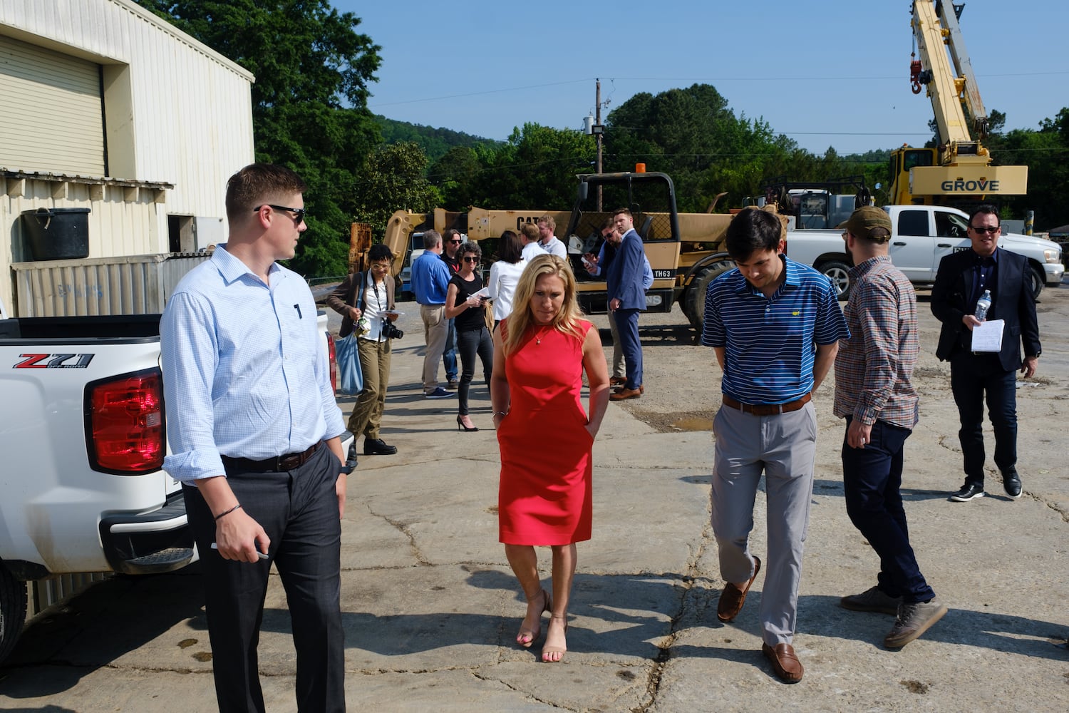 Marjorie Taylor Greene bus tour