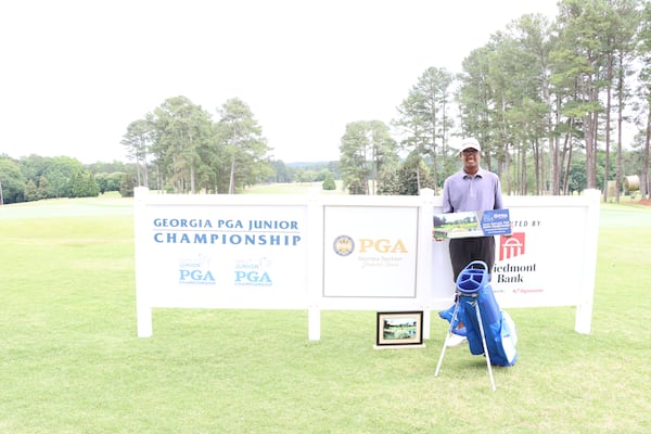 Sahish Reddy of Duluth won the 2022 Georgia PGA Junior Championship at the University of Georgia Golf Course.