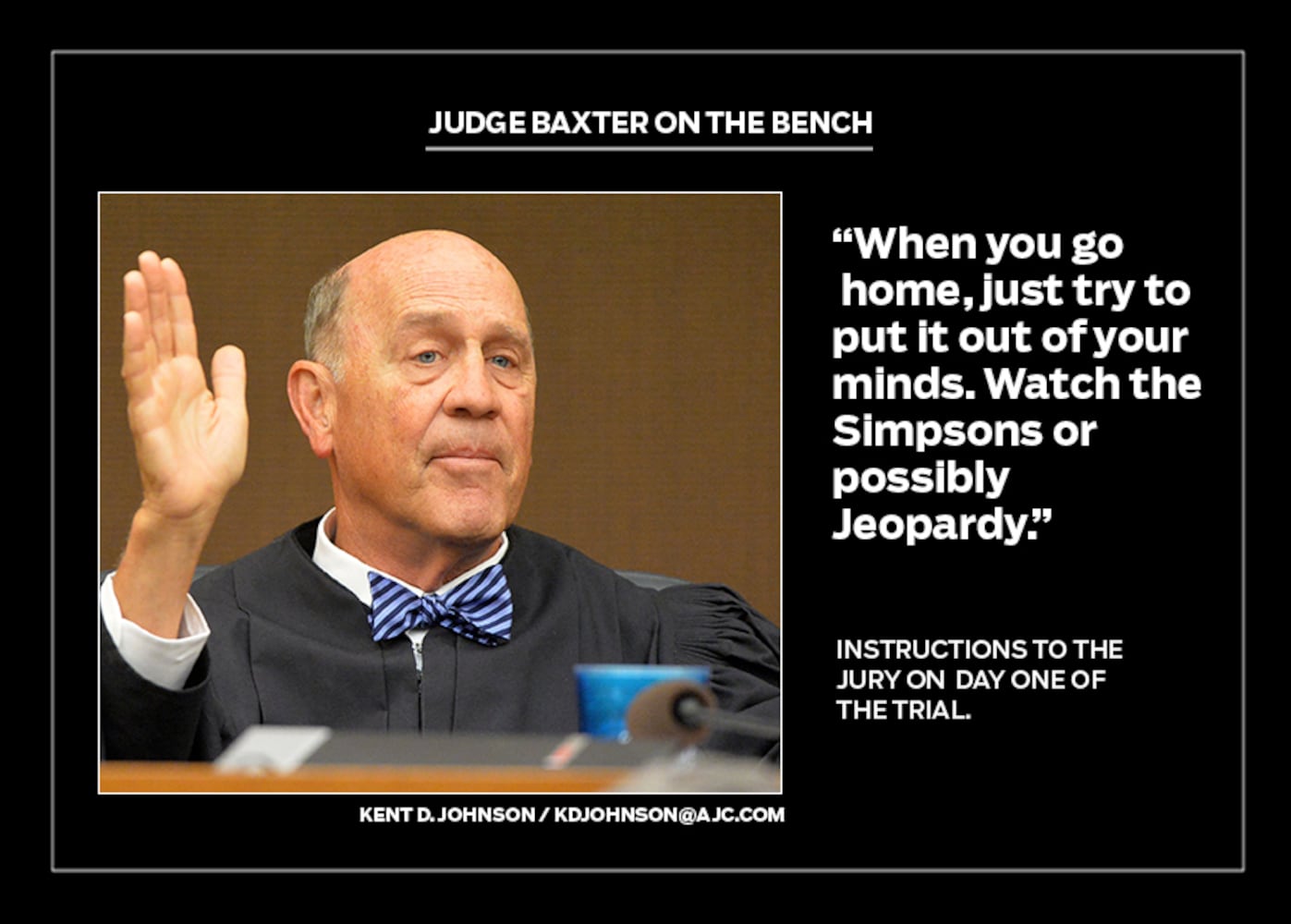 Judge Baxter on the bench