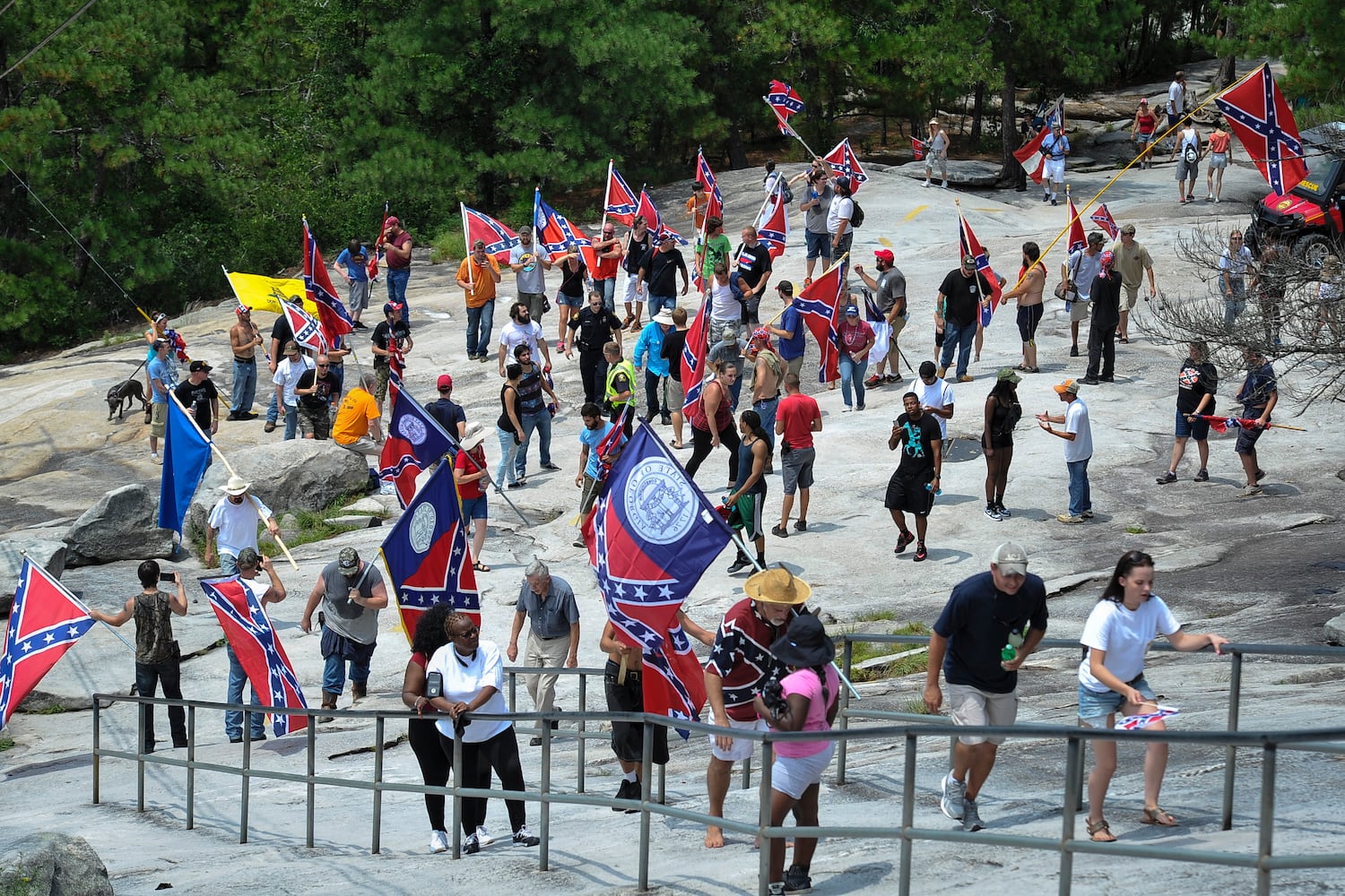 Confederate flag rally