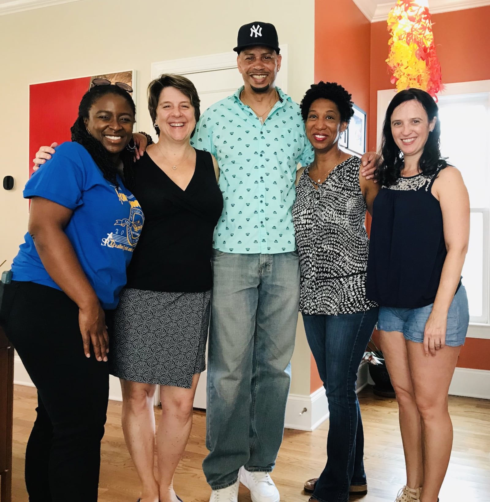 Members of the Decatur Dinners design team include (from left) Adria Kitchens, Clare Schexnyder, Clyde Lloyd, Dietra Hawkins and Ariel Fristoe. CONTRIBUTED