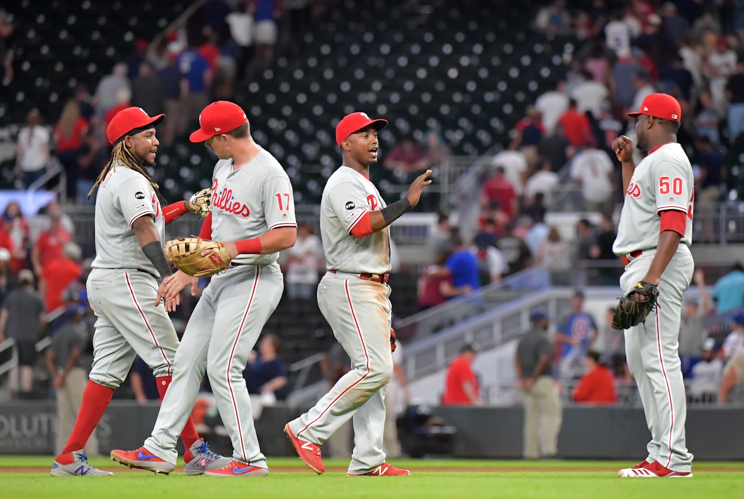 Photos: Charlie Culberson honored but Braves lose to Phillies