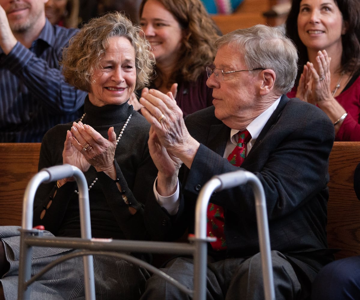 PHOTOS: Sen. Johnny Isakson speaks at Ebenezer Baptist Church