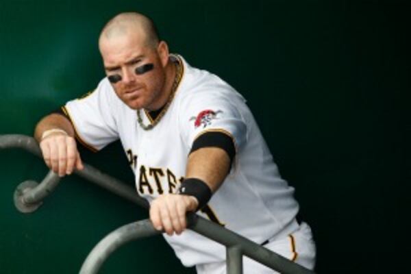 of the Pittsburgh Pirates of the Cincinnati Reds during the game on August 21, 2011 at PNC Park in Pittsburgh, Pennsylvania. (Photo by Jared Wickerham/Getty Images) Ryan Doumit spent seven seasons for the Pirates before playing the past two with Minnesota in the AL.