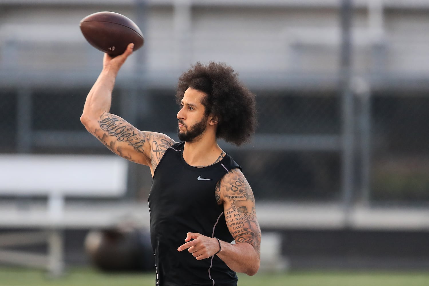 Photos: Colin Kaepernick works out in Atlanta