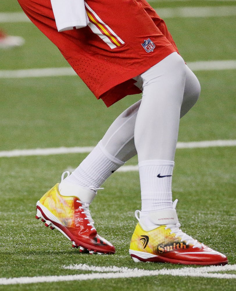 NFL players wear unique cleats