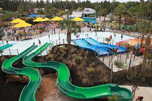 Wild Adventures theme park in Valdosta has opened Ohana Bay, a new area to its Splash Island water park. The addition includes kid-friendly slides as well as others that teens and adults can enjoy. CONTRIBUTED BY WILD ADVENTURES