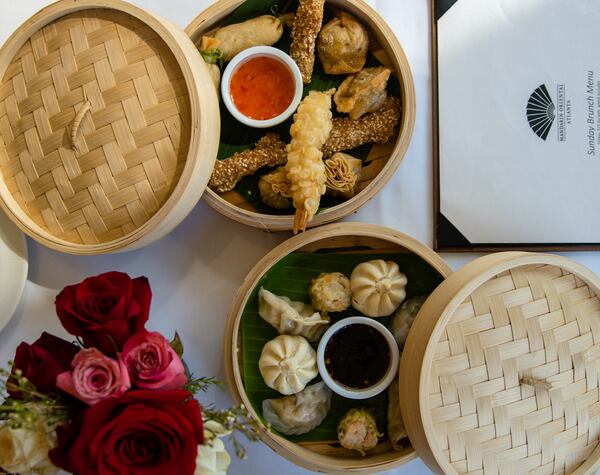  Fried and steamed dim sum items at the Mandarin Oriental Cafe’s weekend brunch. CONTRIBUTED BY HENRI HOLLIS