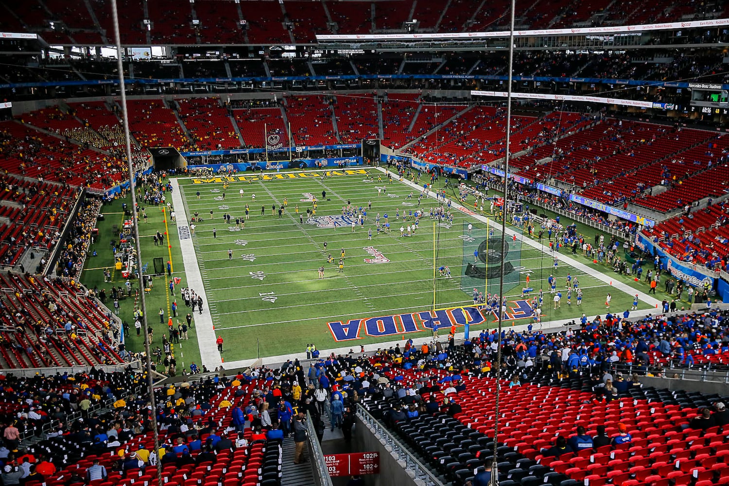 Photos: Florida, Michigan square off in Atlanta’s Chick-fil-A Bowl