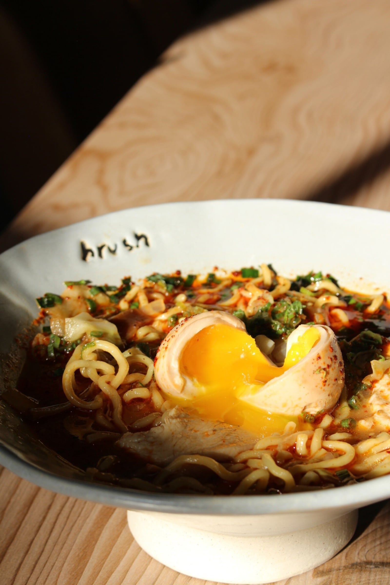 Easy Chicken Shoyu Ramen is a simplified version of Brush Sushi's Truffle Duck Shoyu Ramen. (Courtesy of ChingYao Wang)