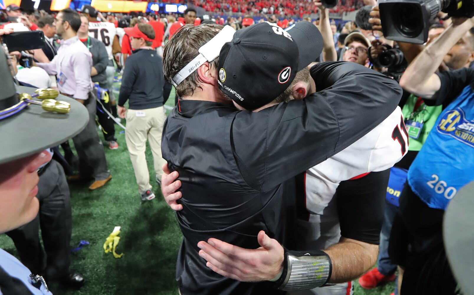 Photos: Bulldogs celebrate SEC title