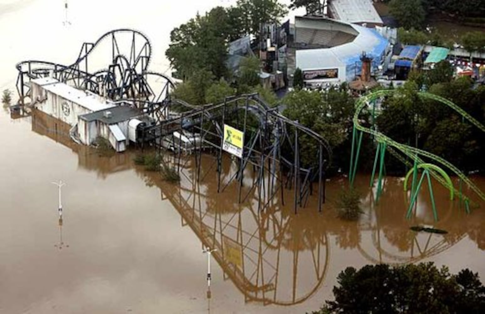 Atlanta flooding: Aerial photos