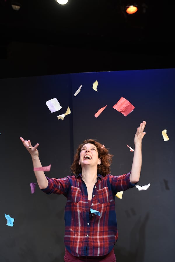 The Horizon Theatre has two performances of one-person show “Every Brilliant Thing, which features Megan Hayes (seen here), Shelby Hofer and  O'Neil Delapenha alternating in the role. 
Courtesy of the Horizon Theatre.